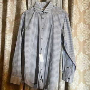 Calvin Klein Men’s Slim Fit Stretch Button Down Dress Shirt size 15-15 1/2